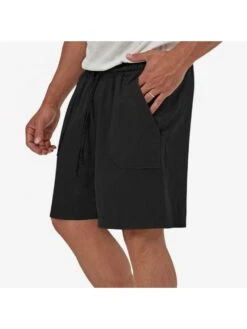 Men's Pure Color Linen Shorts -FlexTrend Store P 20230628132230714 282