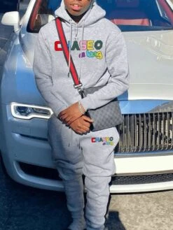 Men Fall Letter Hooded Top 2pc Pants Sets -FlexTrend Store P 20230717112726223 693