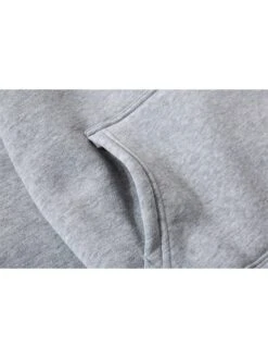 Gray Men's Hooded Printing Sweater Suit -FlexTrend Store P 20230724191333977 488