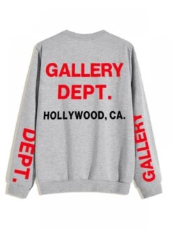 Gray Men's Round Neck Casual Sweater -FlexTrend Store P 20230728110757863 329