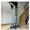 Retro Washed Distressed Loose Wide Leg Jeans -FlexTrend Store P 20230908103233924 650