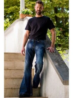 Patchwork Denim Flared Jeans -FlexTrend Store P 20231113172219365 624