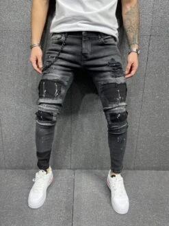 Wear Out Ripped Denim Slim Jeans -FlexTrend Store P 20240105121759520 700
