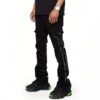 Washed Denim Bodycon Men's Cargo Pants -FlexTrend Store P 20240307163030421 866