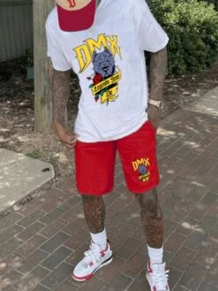 FlexTrend Store 9 Cartoon Letter Pattern Short Suit