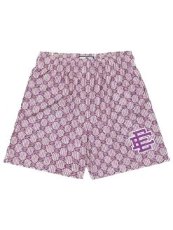 Colorblock Geometric Pattern Loose Short Pants -FlexTrend Store P 20240603185516356 459
