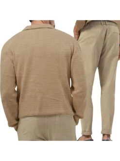 Solid Color Long Sleeve Baggy Long Sets -FlexTrend Store P 20240604122007130 716