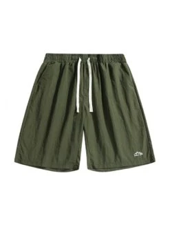 Tie-wrap Solid Color Office Lady Short Pants