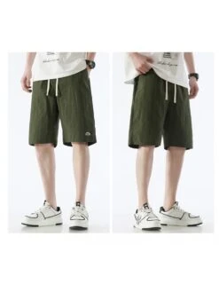 Tie-wrap Solid Color Office Lady Short Pants -FlexTrend Store P 20240608170411580 842