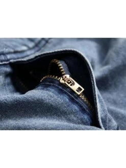 Solid Color Cotton Overalls Jeans -FlexTrend Store P 20240611113629306 287