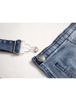 Solid Color Cotton Overalls Jeans -FlexTrend Store P 20240611113630600 756