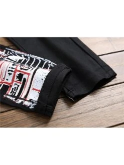 Digital Printing Cotton Slim Jeans -FlexTrend Store P 20240611120025524 938