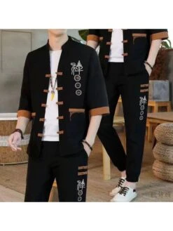 Embroidery Cotton Loose Long Sets