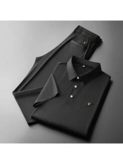 Embroidery Short Sleeve Fitted Long Sets -FlexTrend Store P 20240613162032184 184