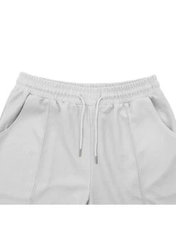 Colorblock Tie-wrap V Neck Men's Short Sets -FlexTrend Store P 20240614093607380 377