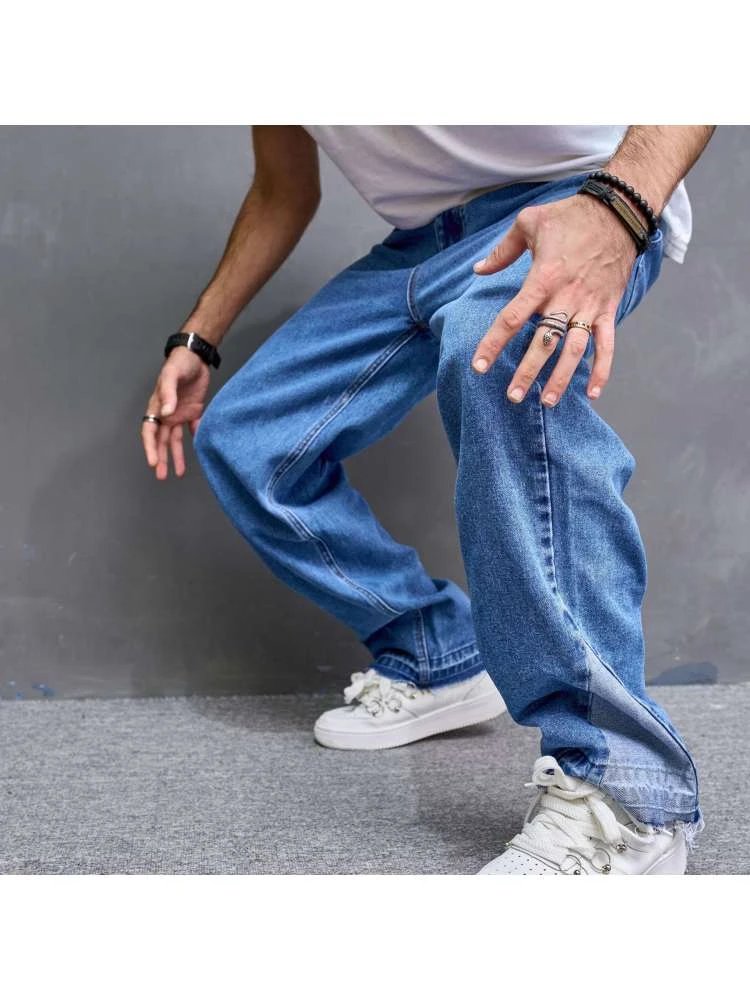 Washed Cotton Loose Jeans 4 Washed Cotton Loose Jeans - Image 2