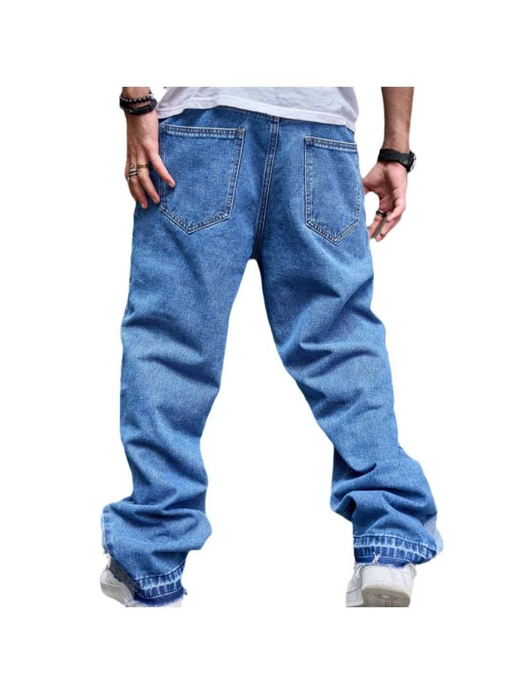 Washed Cotton Loose Jeans 7 Washed Cotton Loose Jeans - Image 5
