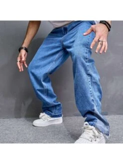 Washed Cotton Loose Jeans 14 Washed Cotton Loose Jeans -FlexTrend Store P 20240614134405789 985