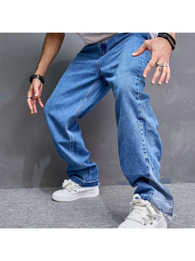 Washed Cotton Loose Jeans 8 Washed Cotton Loose Jeans - Image 6