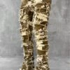 Camouflage Raged Hem Denim Men's Long Pant -FlexTrend Store P 20240617084017306 232