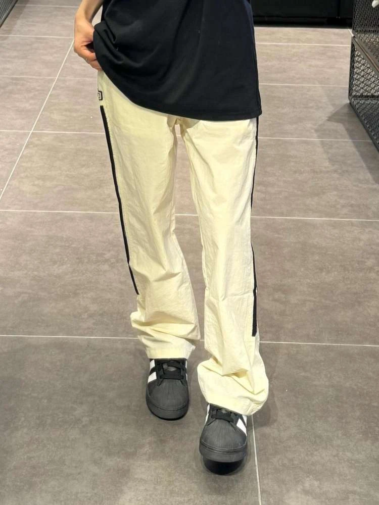 Patchwork Mid-rise Straight Long Pant 4 Patchwork Mid-rise Straight Long Pant - Image 2