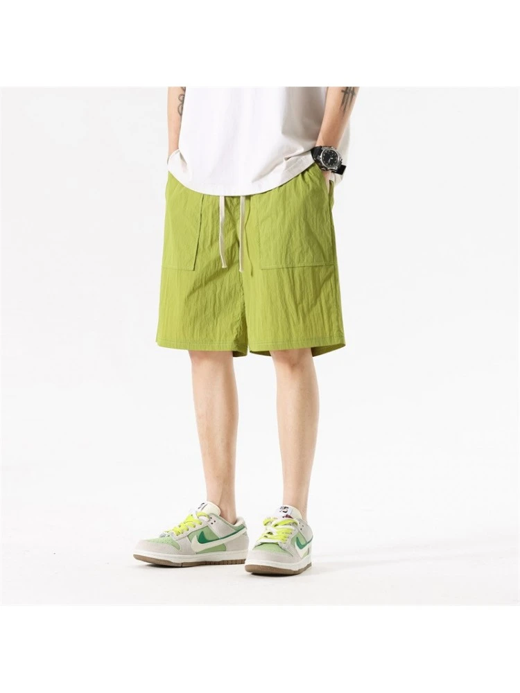 Solid Color Mid-rise Loose Short Pants 4 Solid Color Mid-rise Loose Short Pants - Image 2