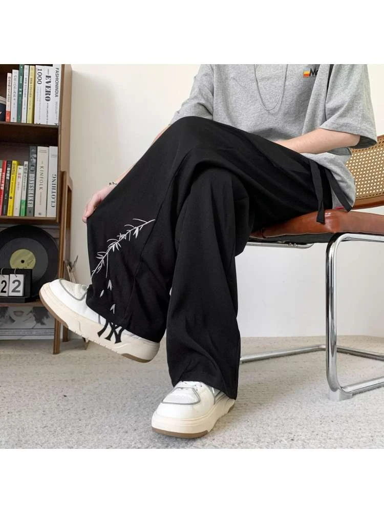 Embroidery High Rise Straight Long Pant 5 Embroidery High Rise Straight Long Pant - Image 3