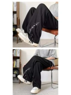 Embroidery High Rise Straight Long Pant 11 Embroidery High Rise Straight Long Pant -FlexTrend Store P 20240619123210395 524