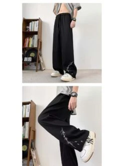 Embroidery High Rise Straight Long Pant 12 Embroidery High Rise Straight Long Pant -FlexTrend Store P 20240619123210971 538