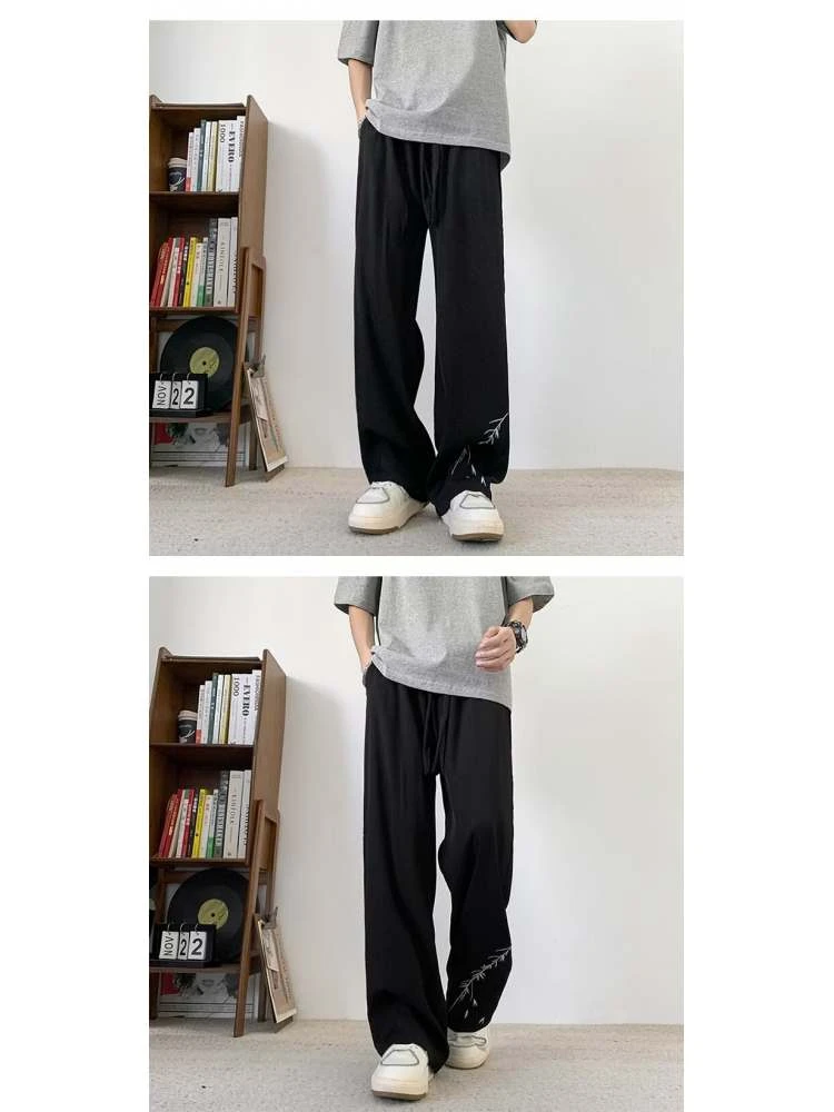 Embroidery High Rise Straight Long Pant 8 Embroidery High Rise Straight Long Pant - Image 6