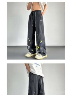 Dots Mid-rise Straight Long Pant -FlexTrend Store P 20240620135223759 776