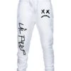 Lace Up Crying Face Print Trousers For Men -FlexTrend Store P 34016154561286949 90402